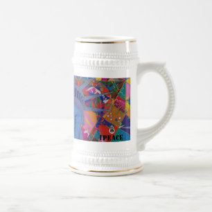 1PEACE "TRÄUMT " BIERGLAS