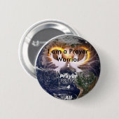 1prayer4all14, bin ich ein Gebets-Krieger Button (Vorne & Hinten)