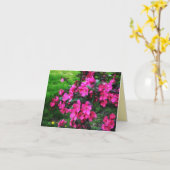 1RED BLOSSOMS GREETING CARD KARTE (Gelbe Blume)