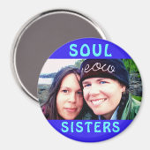 1SOUL SISTERS MAGNET (Vorderseite/Rückseite)