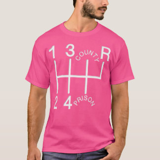 1st 2nd 3rd 4th Landkreis Gefangenenschaltknopf T-Shirt