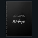 1st Anniversary Gift for Boyfriend Girlfriend Notizblock<br><div class="desc">1st Anniversary Gift for Boyfriend Girlfriend Notebook. Get yours now!</div>