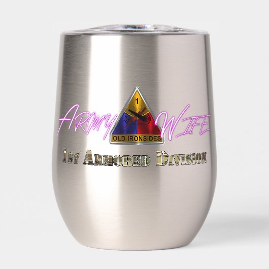 1st Armored Division Ehefrau der Armee (Vorderseite)