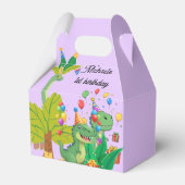 1st Birthday Dinosaur Minimal baby boy Geschenkschachtel (Vorderseite)