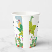 1st Birthday Dinosaur Minimal baby boy Pappbecher (Links)