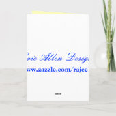 1st Birthday Duck Card Karte (Rückseite)