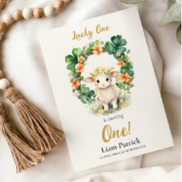 1st Birthday Invitation St. Patrick's Day Card Einladung