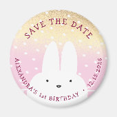 1st Birthday Save Magnet (Vorne)
