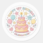 1st birthday sticker (Vorderseite)