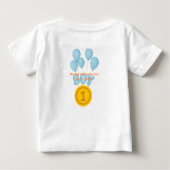 1st Birthday T-Shirt for Baby Boy – Mommy and Dadd (Rückseite)