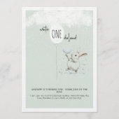 1st Birthday Winter Wonderland Birthday Party II Einladung (Vorderseite)