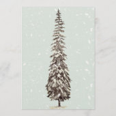 1st Birthday Winter Wonderland Birthday Party II Einladung (Rückseite)