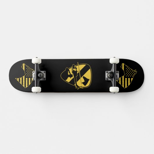 1st Cavalry Division / AIR CAV Skateboard (Horizontal)