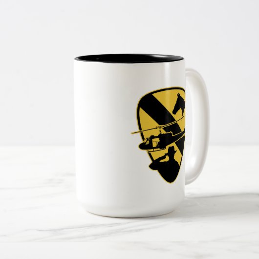 1st Cavalry Division / AIR CAV Zweifarbige Tasse (VorderseiteRechts)
