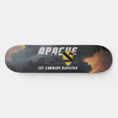 1st Cavalry Division | Attack Helicopter Skateboard (Horizontal)