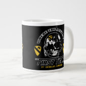 1st Cavalry Division Jumbo-Tasse (Vorderseite Rechts)