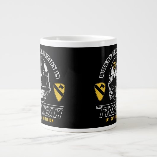 1st Cavalry Division Jumbo-Tasse (Vorderseite)
