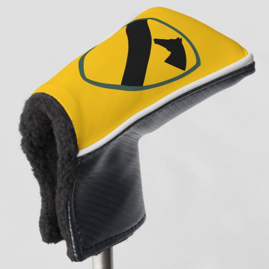 1st Cavalry Division Patch United States Golf Headcover (3/4 Vorderseite)