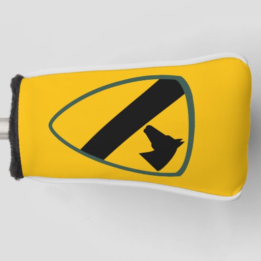 1st Cavalry Division Patch United States Golf Headcover (Vorderseite)