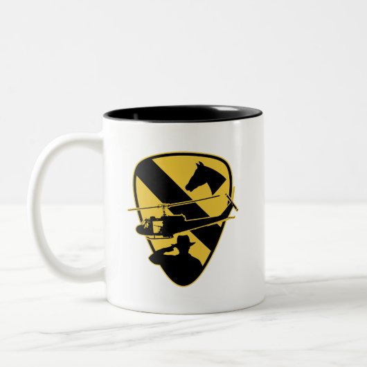 1st Cavalry Division  Zweifarbige Tasse (Links)