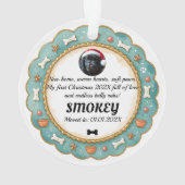 1st Christmas 2-sided Home for the Holidays Ornament (Rückseite)