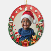 1st Christmas 2 sided, Keramik Ornament (Links)