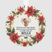 1st Christmas 2-sided Santa Paws Forever Ornament (Rückseite)