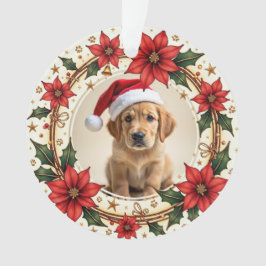 1st Christmas 2-sided Santa Paws Forever Ornament