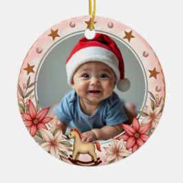 1st Christmas 2 sided, Toy Box Treasures Keramik Ornament