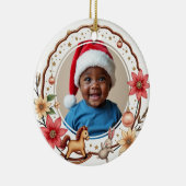 1st Christmas 2 sided, Toy Box Treasures Keramik Ornament (Rechts)