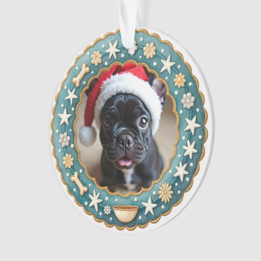 1st Christmas 2-sides Paw-liday Magic Ornament (Vorderseite)