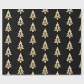 1st Christmas Black Geschenkpapier (Flach)