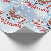 1st Christmas Geschenkpapier (Ecke)