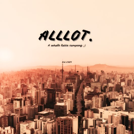 1st edition "alllot" retro design t-shirt