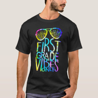 1st First Grade Vibes Only Back To School Team Tea T-Shirt