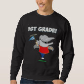 1st Grade Back To School For Dolphin Sweatshirt (Vorderseite)