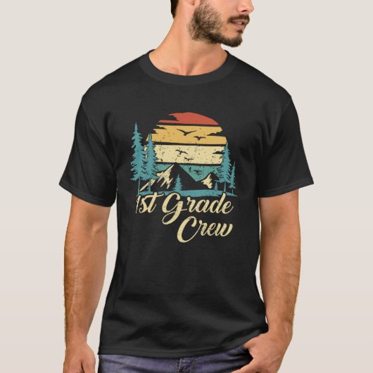 1st Grade Crew back to school after camping trip l T-Shirt (Vorderseite)