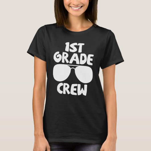 1st Grade Crew First Day of School Back to School T-Shirt (Vorderseite)