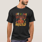 1st Grade Gobble Squad Turkey Thanksgiving T-Shirt (Vorderseite)
