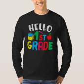 1st Grade Hello First Grade T-Shirt (Vorderseite)