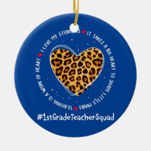 1st Grade Lehrer Squad Würdigung WochE Zurück Zu Keramik Ornament