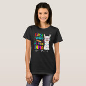 1st Grade No Prob Llama Teacher Back To School Gir T-Shirt (Vorne ganz)