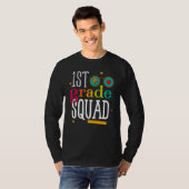 1st Grade Squad Back to School Student Teacher T-Shirt (Vorne ganz)