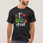 1st Grade Squad Team  Back To School Girls Boys Te T-Shirt (Vorderseite)