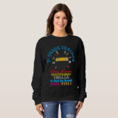 1st Grade Teacher Back To Schol Multitasking Ninja Sweatshirt (Vorne ganz)