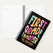 1st Grade Teacher Colorful Text Planner Planer (Anzeige)