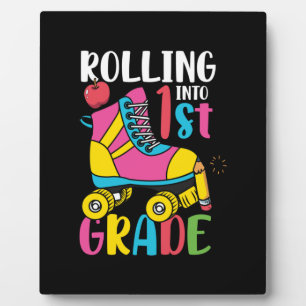 1st Grade Teacher Rolling Into 1st Grade Fotoplatte