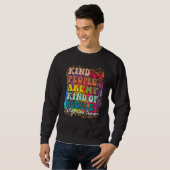 1st Grade Team Leopard Kind People Are My Kind Of  Sweatshirt (Vorne ganz)