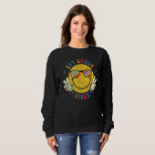 1st Grade Vibes Happy Face Smile Gift Back To Scho Sweatshirt (Vorne ganz)