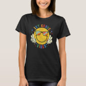 1st Grade Vibes Happy Face Smile Gift Back To Scho T-Shirt (Vorderseite)